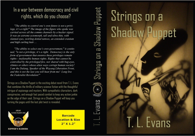 Paperback Cover of Strings on a Shadow Puppet.  All rights reserved. 